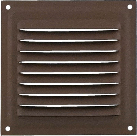 Решетка вентиляционная Нора-М 100x100 с сеткой / 19383 - фото