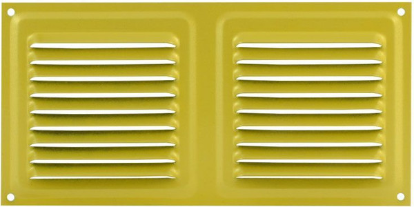 Решетка вентиляционная Нора-М 100x200 с сеткой / 7216 - фото