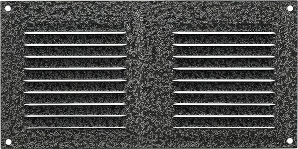 Решетка вентиляционная Нора-М 100x200 с сеткой / 19385 - фото