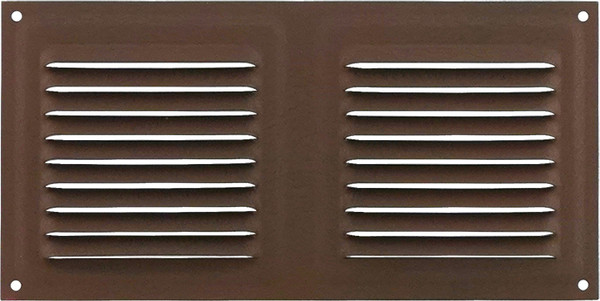 Решетка вентиляционная Нора-М 100x200 с сеткой / 19388 - фото