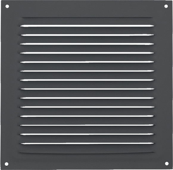 Решетка вентиляционная Нора-М 150x150 с сеткой / 20175 - фото