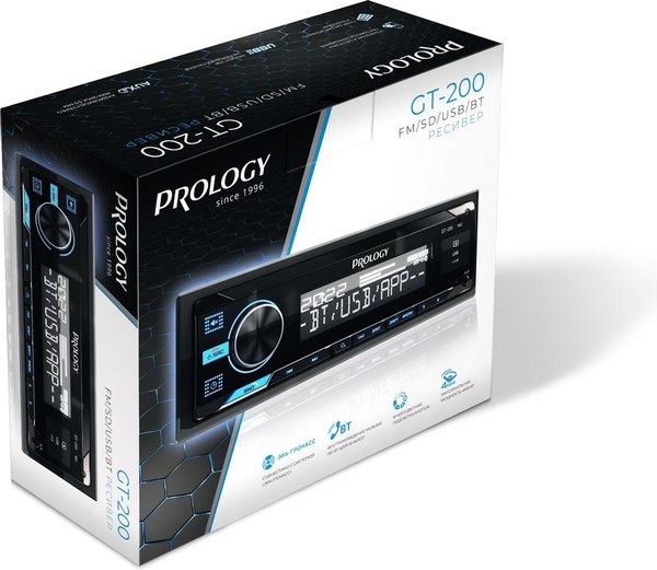 Бездисковая автомагнитола Prology GTR-200