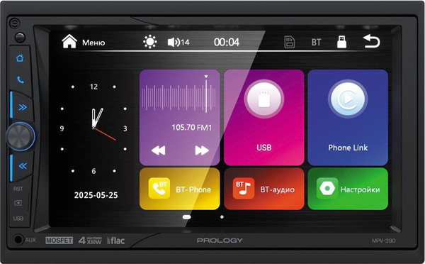 Бездисковая автомагнитола Prology MPV-390 - фото