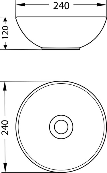 Умывальник со смесителем Lauter 21601E + Cascade 21СК0655C с донным клапаном 21190CH
