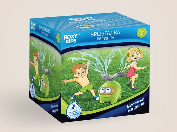 Дождеватель ROXY-KIDS Зеленая лягушка / RSPL-YG19