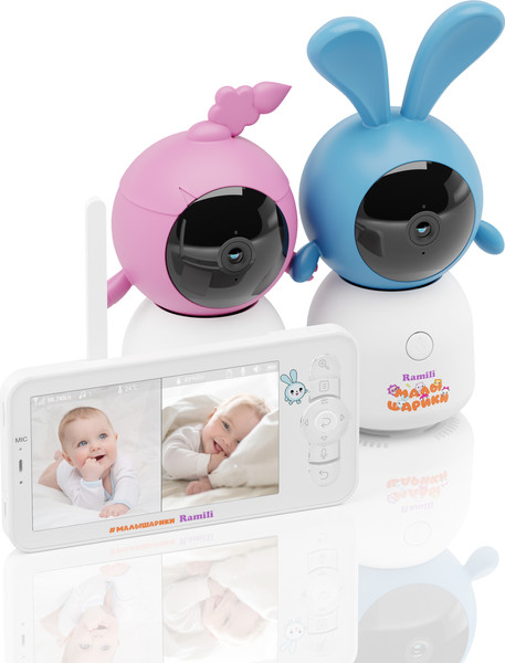 Видеоняня Ramili Крошик и Нюша. Малышарики / RV100X2KROSHNUSHA