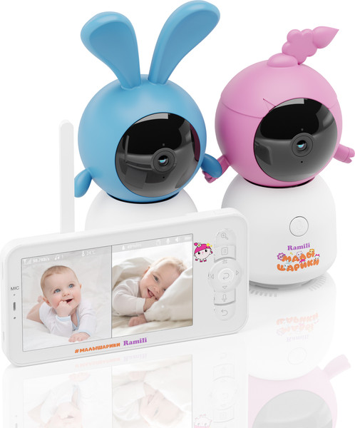 Видеоняня Ramili Нюша и Крошик. Малышарики / RV100X2NUSHAKROSH