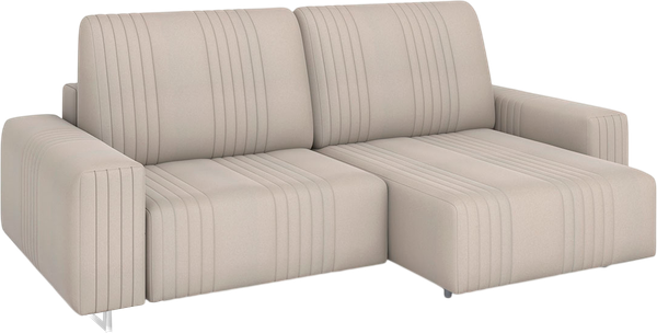 Диван угловой Rivalli Уолтер ШП 1000 + оттоманка - фото