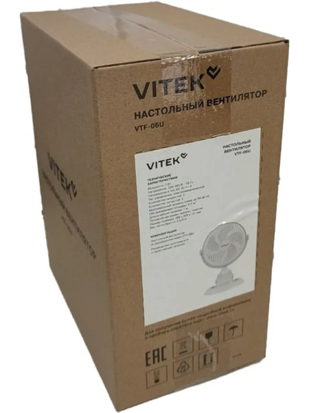 Вентилятор Vitek VTF-06U (белый)