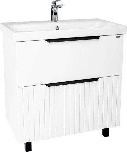 Тумба под умывальник Viant Сицилия Moduo 80 / VSIC80MDBEL-T2Y - фото