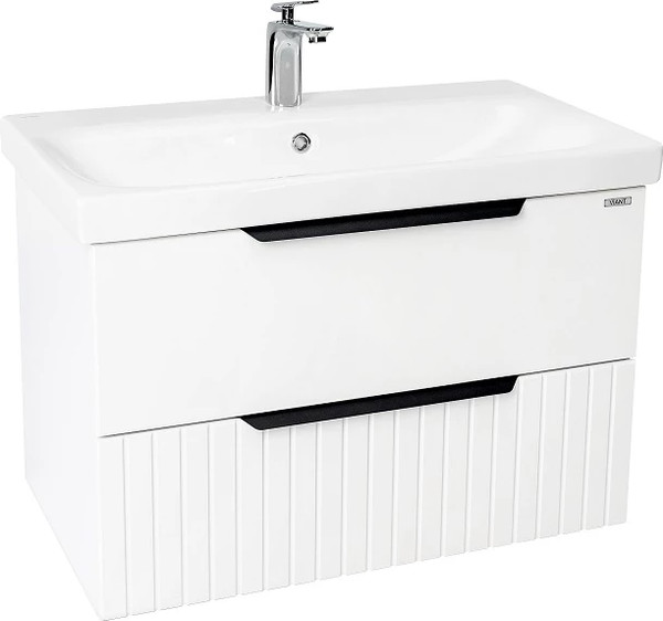 Тумба под умывальник Viant Сицилия Moduo 80 / VSIC80MDBEL-T2YP - фото