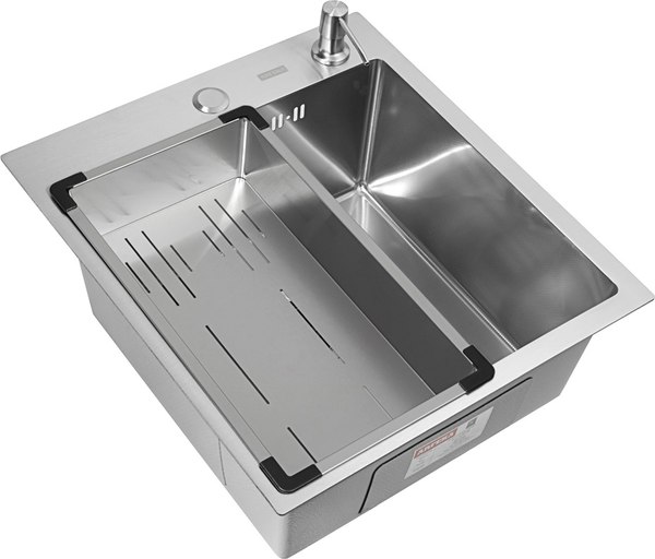 Мойка кухонная Arfeka ECO AR 45x50+CL AR G+DS AR - фото