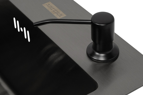 Мойка кухонная Arfeka ECO AR 50x50+CL AR G+DS