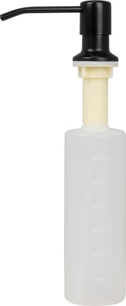 Мойка кухонная Arfeka ECO AR 50x50+CL AR G+DS AR (черный, с дозатором и коландером)