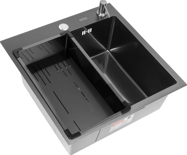 Мойка кухонная Arfeka ECO AR 50x50+CL AR G+DS AR Millet - фото