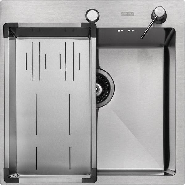 Мойка кухонная Arfeka ECO AR 50x50+CL AR G+DS AR