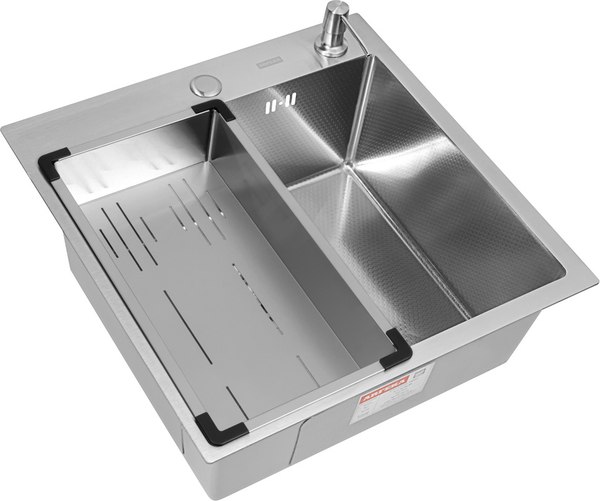 Мойка кухонная Arfeka ECO AR 50x50+CL AR G+DS AR Decor - фото