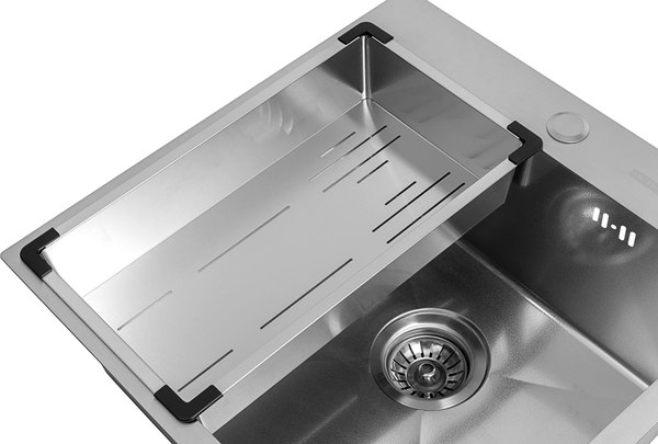 Мойка кухонная Arfeka ECO AR 60x50+CL AR G+DS AR