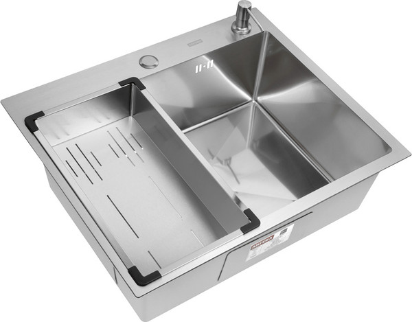 Мойка кухонная Arfeka ECO AR 60x50+CL AR G+DS AR Decor Millet - фото