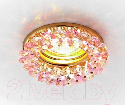 Точечный светильник Ambrella K206 PI/G