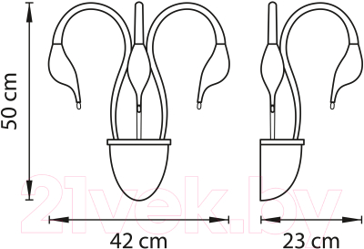 Бра Lightstar Cigno Collo 751634