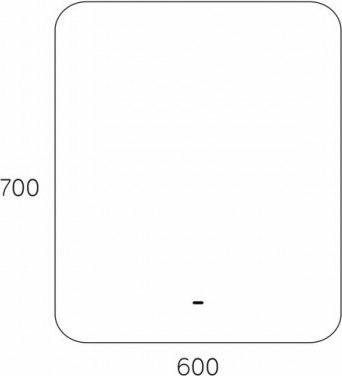 Зеркало Maroni Vito LED 600х700