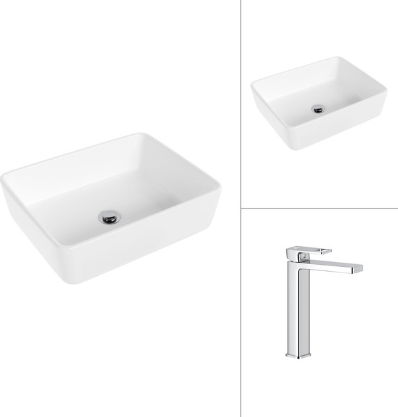 Умывальник со смесителем Lauter 21674 + Cascade 21СК0655C - фото