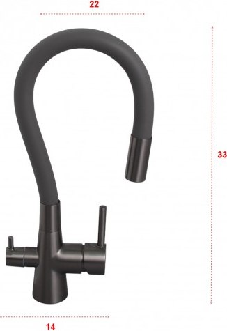 Смеситель Ledeme L4955D-12