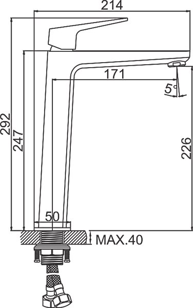Смеситель Ledeme 1181B