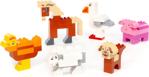 Конструктор Полесье Макси. Домашние животные / 93435