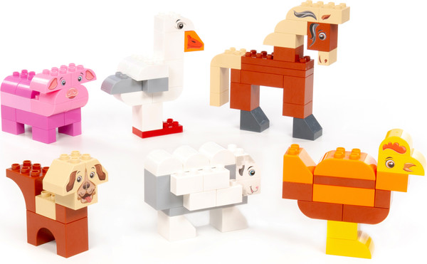 Конструктор Полесье Макси. Домашние животные / 93435