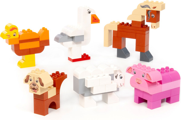 Конструктор Полесье Макси. Домашние животные / 93435