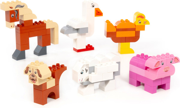 Конструктор Полесье Макси. Домашние животные / 93435