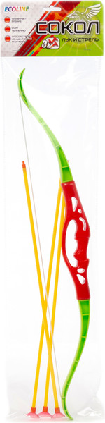 Лук игрушечный Полесье Сокол + стрелы / 05312