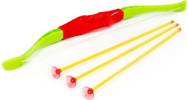 Лук игрушечный Полесье Сокол + стрелы / 05312