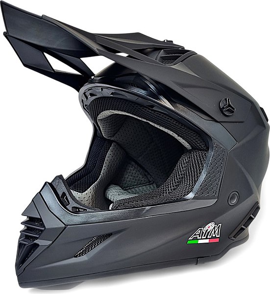 Мотошлем AiM RH855 Fiber Glass RH855-008-M - фото