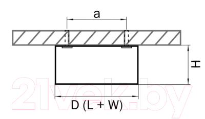 Точечный светильник Lightstar Zolla 211917