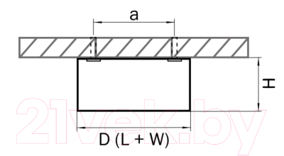 Точечный светильник Lightstar Zolla 211927