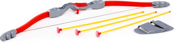 Лук игрушечный Полесье Ястреб + стрелы и колчан / 66798