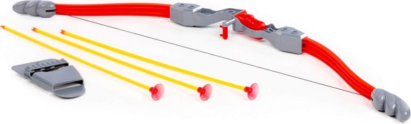 Лук игрушечный Полесье Ястреб + стрелы и колчан / 66798