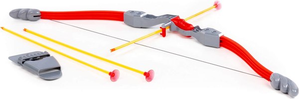 Лук игрушечный Полесье Ястреб + стрелы и колчан / 66798