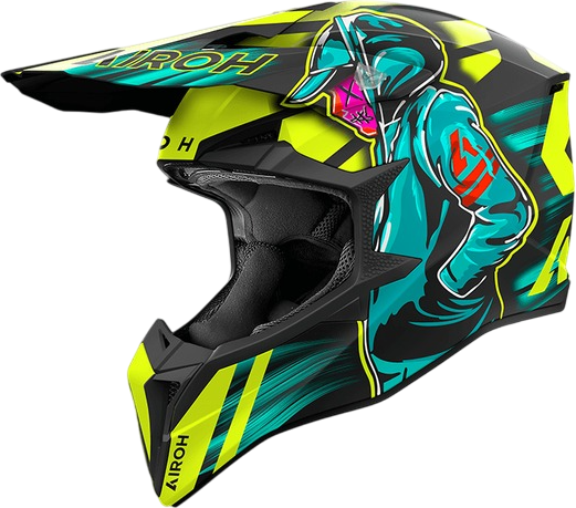 Мотошлем Airoh WRAAAP Cyber WRC31-XL - фото