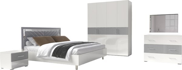 Двуспальная кровать ФорестДекоГрупп Вена 160