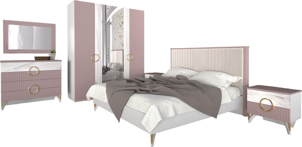 Комплект мебели для спальни ФорестДекоГрупп Никея 4 160 - фото