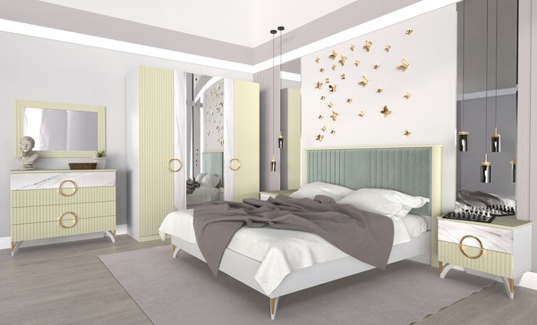 Двуспальная кровать ФорестДекоГрупп Никея 160