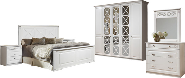 Комплект мебели для спальни ФорестДекоГрупп Прованс 5 180 - фото