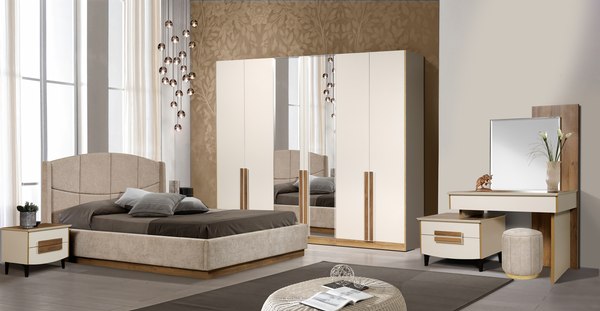 Двуспальная кровать ФорестДекоГрупп Сабрина 160 с ПМ