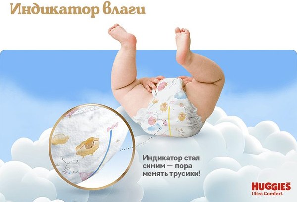 Подгузники-трусики детские Huggies Ultra Comfort Box 4 Girl