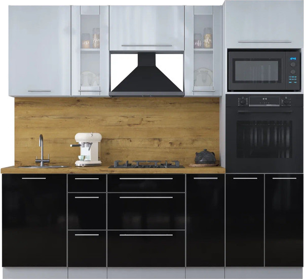 Кухонный гарнитур Интерлиния Мила Пластик 2.3 - фото