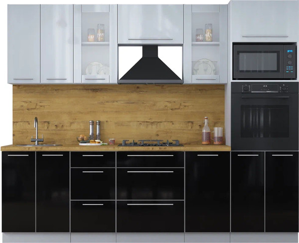 Кухонный гарнитур Интерлиния Мила Пластик 2.6 - фото